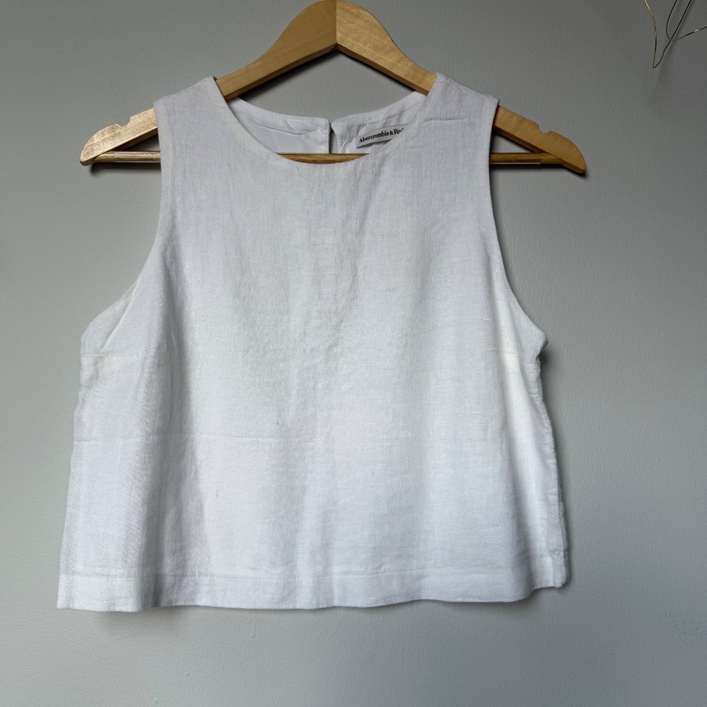 NWT Abercrombie & Fitch Cropped Tank - Picture 2 of 7